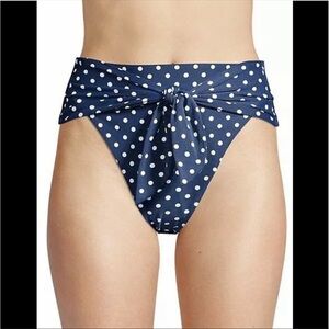 NWT WeWoreWhat Riviera High Rise Polka Dot Bikini Bottom - XL